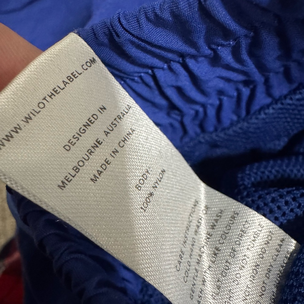 Wilo The Label Anthropologie Royal Blue Parachute Baggy Joggers - Picture 7 of 7